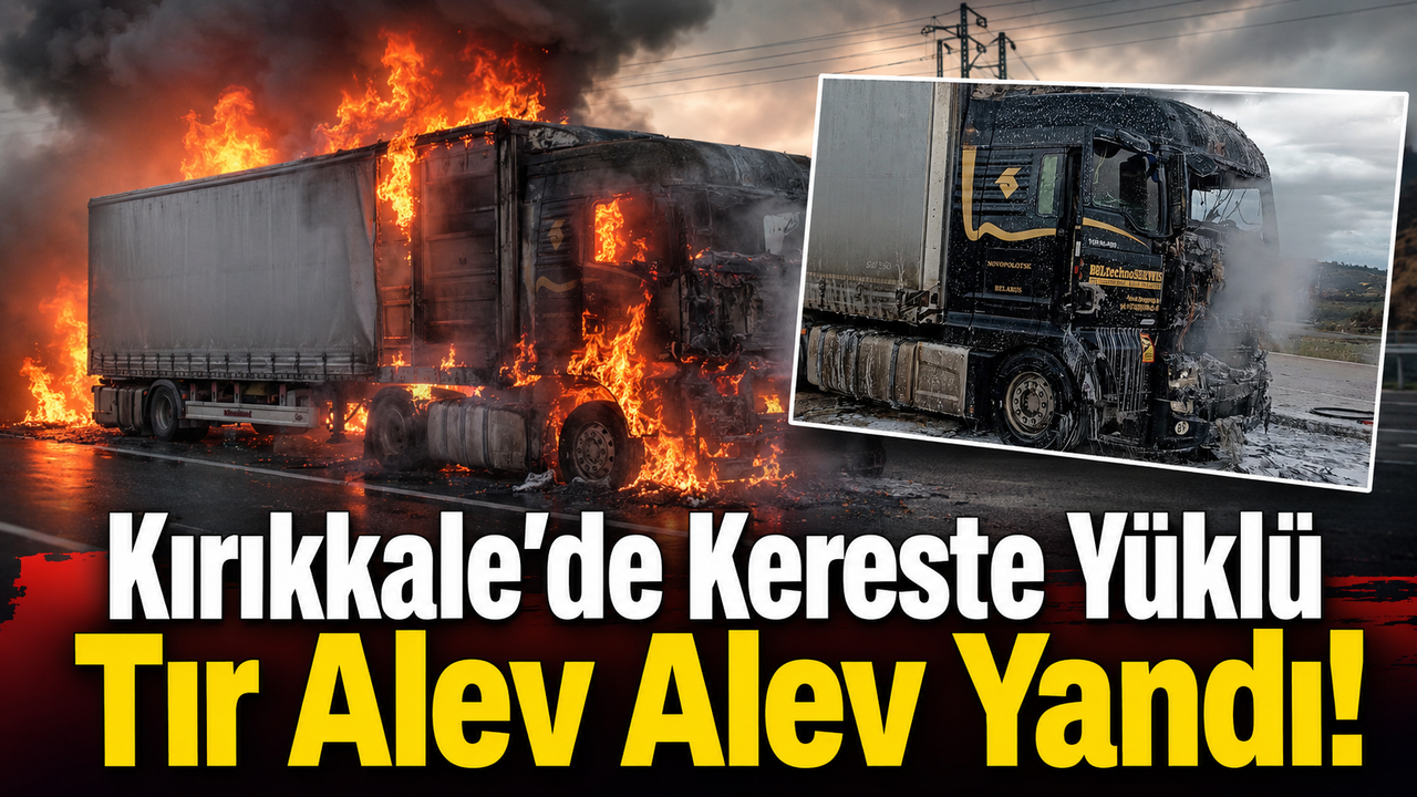 kirikkale’de-kereste-yuklu-tir-alev-alev-yandi