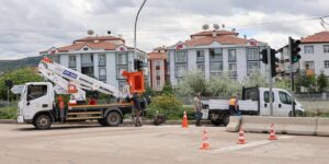 Şehir genelindeki trafik lambaları bakıma alındı