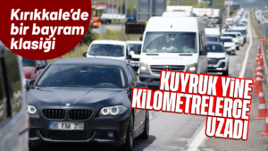 43 ilin geçiş noktasında trafik yoğunluğu arttı