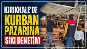 Kırıkkale’de kurban pazarına sıkı denetim