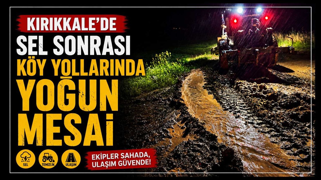 kirikkale’de-sel-sonrasi-koy-yollarinda-yogun-mesai