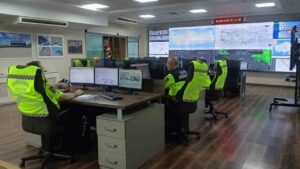 Jandarmadan bayram öncesi hava destekli trafik denetimi