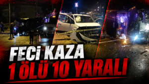 Feci Kaza: 1 Ölü, 10 Yaralı
