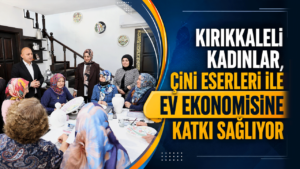 Kırıkkaleli kadınlar, çini eserleri ile ev ekonomisine katkı sağlıyor