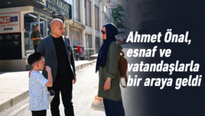 Başkan Önal, Zafer Caddesi Esnafı ve Vatandaşlarla Buluştu