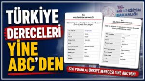 Türkiye dereceleri yine ABC’den