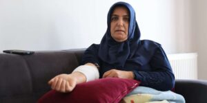 Başıboş köpek kadına saldırdı! Canını zor kurtardı