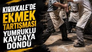 Cumhuriyet Caddesi’nde Fırıncılar Arasında Kavga