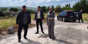 Alıcıyeniyapan Köyü’ne parke yapılıyor