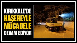 Kırıkkale’de haşereyle mücadele devam ediyor