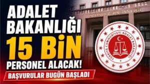 Adalet Bakanı Gürlek: “Ailemize 15 bin yeni çalışma arkadaşı katıyoruz”