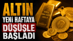 Altın, yeni haftaya düşüşle başladı