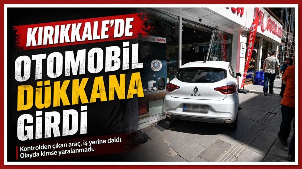 kirikkale’de-otomobil-dukkana-girdi