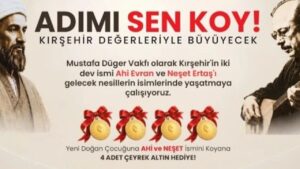 Çocuklarına bu isimleri verenlere 4 çeyrek altın