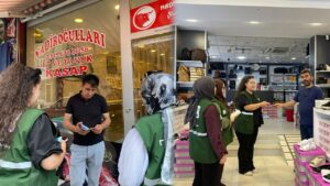 Yeşilay’dan Esnafa Farkındalık Ziyareti