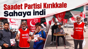 Saadet Partisi Çarşamba Pazarı’nda Vatandaşlarla Buluştu
