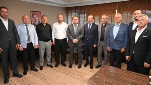 Vali Sarıibrahim’den Esnaf Odaları Birliği’ne Ziyaret
