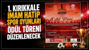 1. Kırıkkale İmam Hatip Spor Oyunları düzenlenecek