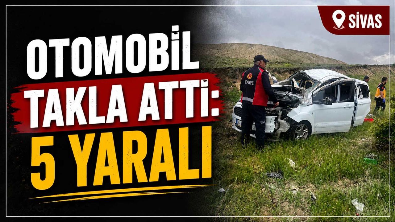 otomobil-takla-atti:-5-yarali