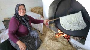 Vazgeçilmez lezzet yufka ekmek mesaisi başladı