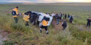 Karakeçili’ye servis taşıyordu: Feci kazada 1 işi öldü