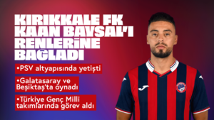 Kırıkkale FK’ye, PSV altyapısından orta saha