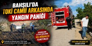 Bahşılı’da kuru ot yangını korkuttu