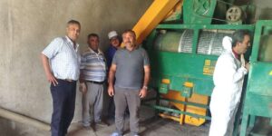 Yahşihan köylerinde hummalı çalışma: Üreticinin tohumu tek tek eleniyor