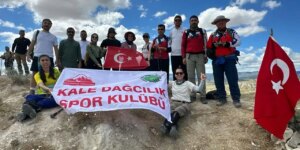 10 milyon yıllık dev oluşuma tırmandılar: Kırıkkaleli dağcılar sınıra dayandı