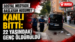 Sosyal medyada başlayan husumet kanlı bitti: 22 yaşındaki genç öldürüldü