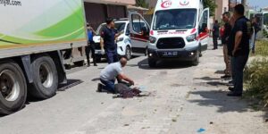Kırıkkale’de kamyonun çarptığı yaşlı kadın hayatını kaybetti: Feci kaza kamerada