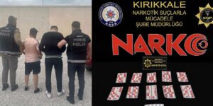 Kırıkkale’de zehir tacirlerine narkotik darbesi: 2 şüpheli tutuklandı