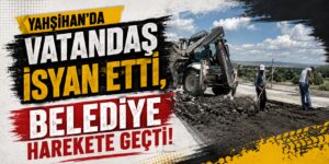Yahşihan’da vatandaş isyan etti, belediye harekete geçti!