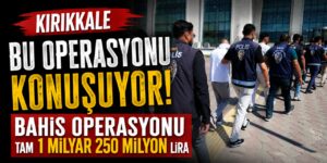 Yasa dışı bahis operasyonu! Tam 1 milyar 250 milyon lira