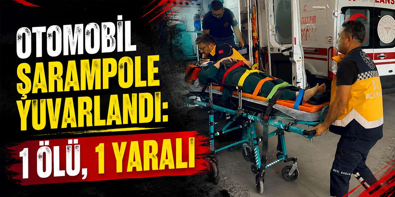 otomobil-sarampole-yuvarlandi:-1-olu,-1-yarali