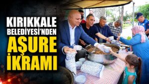 Kırıkkale Belediyesi’nden Aşure ikramı