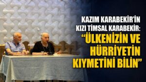 Kazım Karabekir’in kızı Timsal Karabekir: “Ülkenizin ve hürriyetin kıymetini bilin”