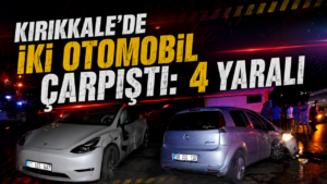 Kırıkkale’de İki Otomobil Çarpıştı: 4 Yaralı