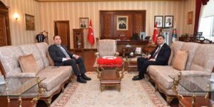Kırıkkale’de kurumlar arası temas: Başsavcı Şahin Valiliğe konuk oldu