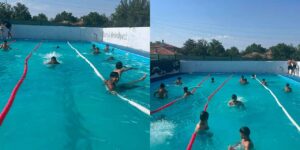 Kırıkkale’de kalpleri ısıtan serinlik! ‘İyilik sizsiz olmaz’ diyerek havuza götürdüler!