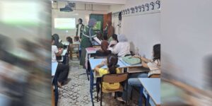 Gençlerle Yeşilay buluşması! Kur’an Kursu’nda dikkat çeken etkinlik