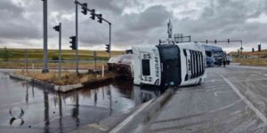 Çorum’da tır ile tanker çarpıştı: 2 yaralı