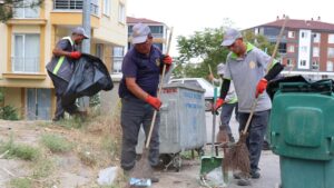 Kırıkkale’de Temizlik Çalışmaları Aralıksız Sürüyor