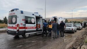 Kırıkkale’de trafik kazası,3 yaralı