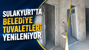 Sulakyurt’ta Belediye Tuvaletleri Yenileniyor
