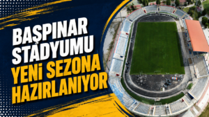 Başpınar Stadyumu’nda Tartan Zemin Yenileniyor