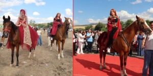 Atlı giriş nefes kesti! Yörük Türkmen Şenliği’nde binlerce kişi bu gösteriyi konuştu