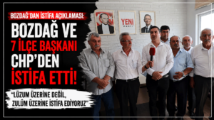 Bozdağ’dan istifa açıklaması: “Lüzum üzerine değil, zulüm üzerine istifa ediyoruz”