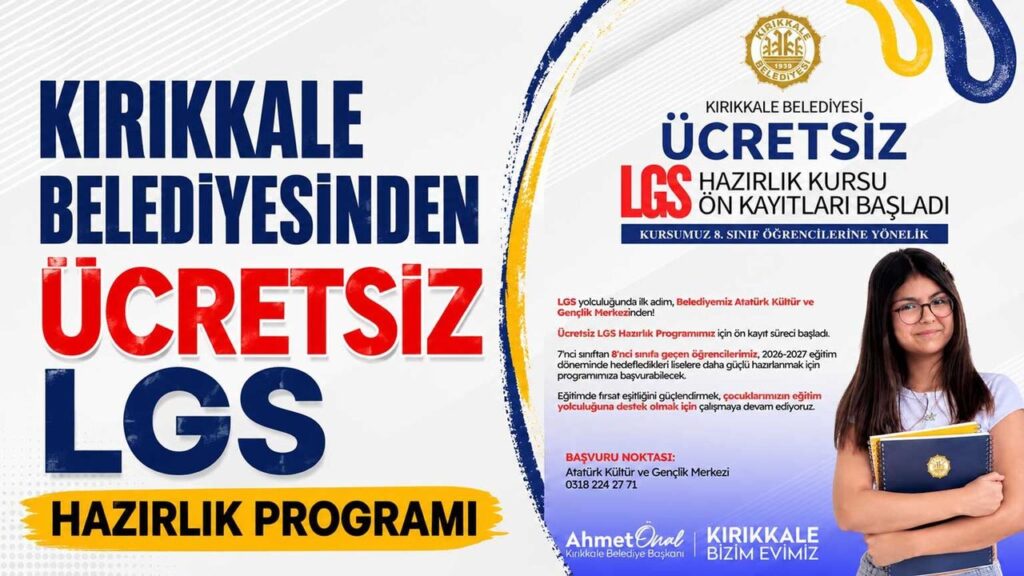kirikkale-belediyesinden-ucretsiz-lgs-hazirlik-programi