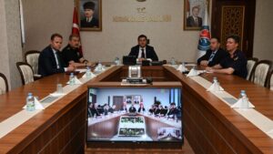 Vali Sarıibrahim, Spor Güvenliği Toplantısına Katıldı